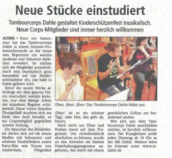 Pressebericht Altenaer Kreisblatt...